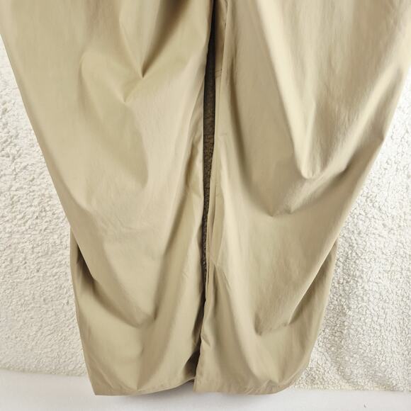 LL Bean Pants Mens Medium Khaki SunSmart UPF 50+ Outdoor Hiking Nylon Belted - Picture 16 of 16